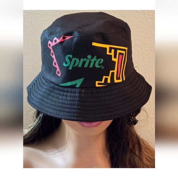 New Orleans Pelicans NBA Black Reversible Bucket Hat Sprite 2-in-1 Hat Pre-owned - Picture 6 of 14